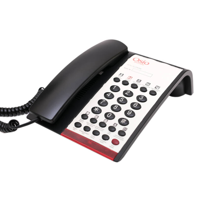 Osio OSWH-4800B Hotel telephone with speakerphone, 10 memories and SOS -  Osio